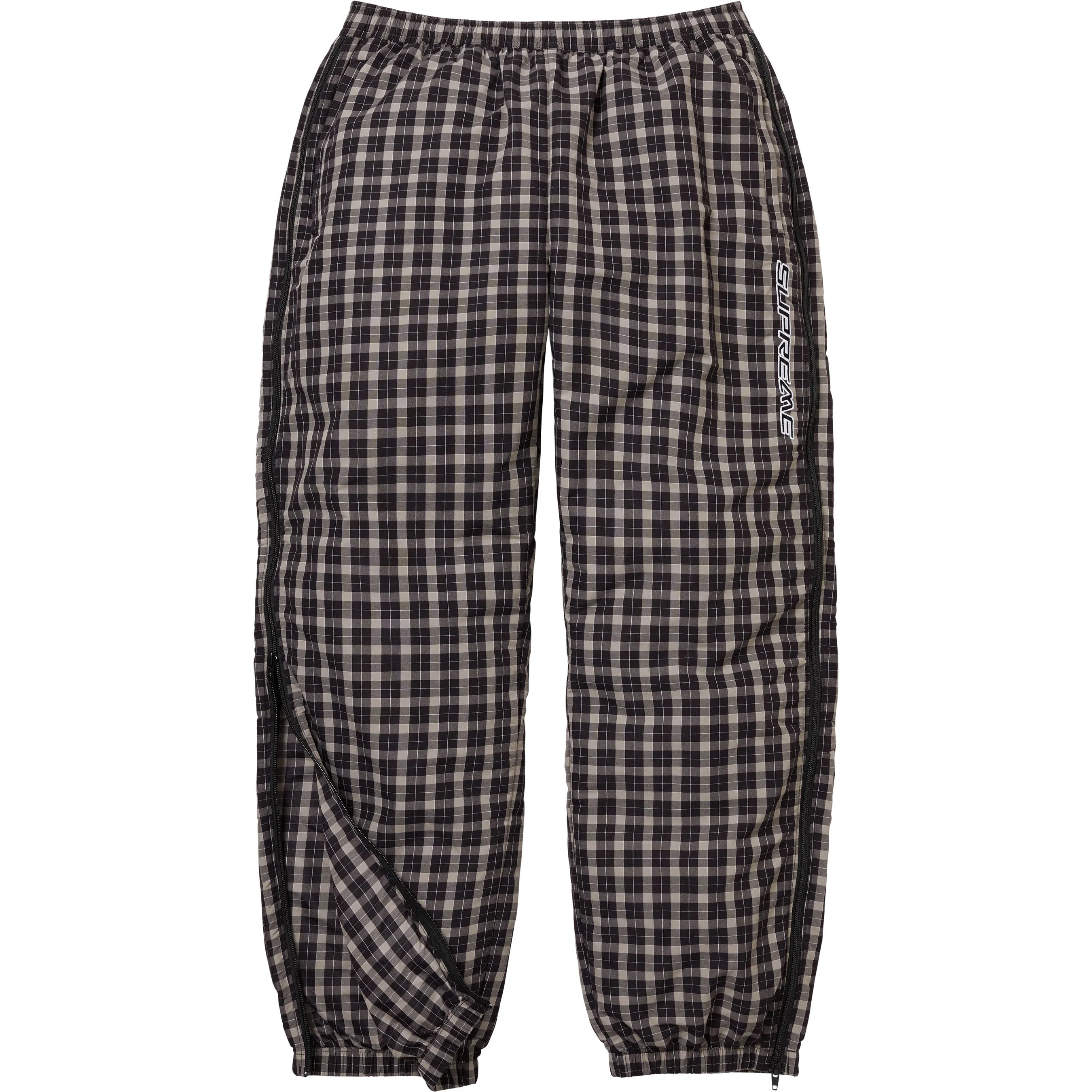 Plaid Warm Up Pant view 4